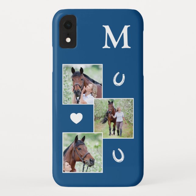 Capa Para iPhone, Case-Mate Cavalo de Equino Fotográfico Personalizado (Verso)