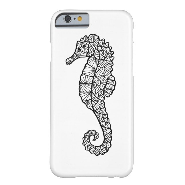 Capa Para iPhone, Case-Mate Cavalo de mar inspirado (Verso)