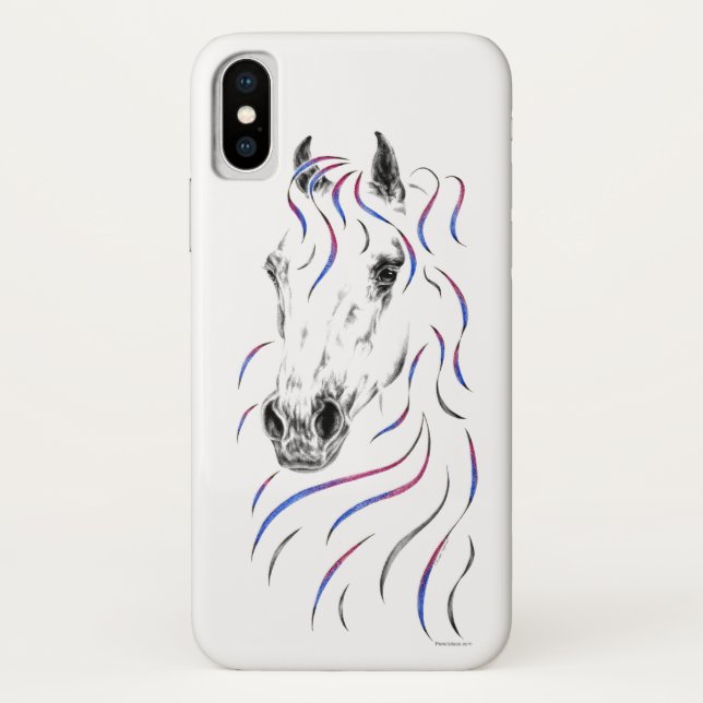 Capa Para iPhone, Case-Mate Cavalo na moda árabe (Verso)