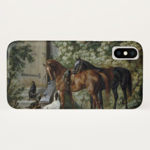 Capa Para iPhone Da Case-Mate Cavalos no Porch (por Albrecht Adam)