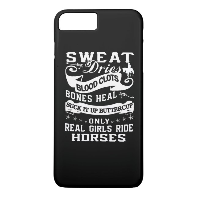 Capa Para iPhone, Case-Mate Cavalos reais do passeio das meninas (Verso)