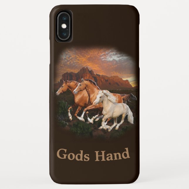 Capa Para iPhone, Case-Mate cavalos selvagens do Arizona (Verso)