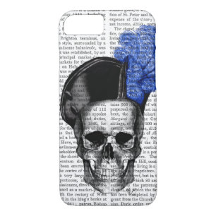 Capa Para iPhone Da Case-Mate Caveira com Chapéu Azul