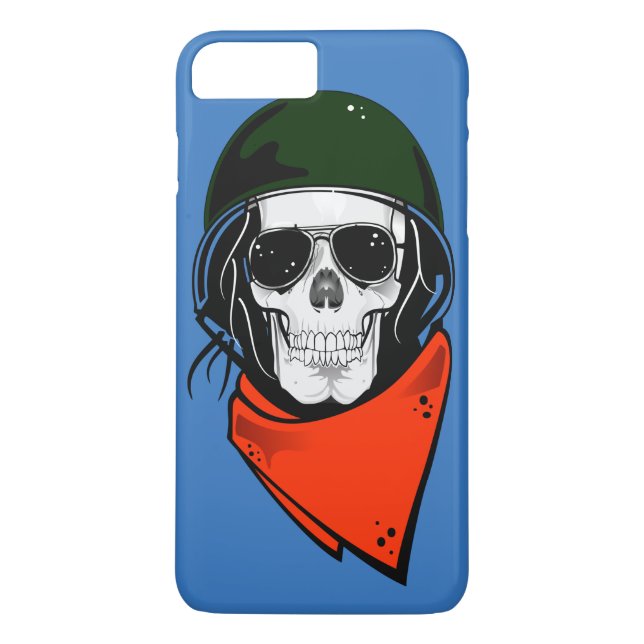 Capa Para iPhone, Case-Mate Caveira de Combate legal (Verso)