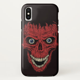 Capa Para iPhone Da Case-Mate Caveira Vermelha de Cabeça Rachada