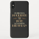 Capa Para iPhone Da Case-Mate celebrating the 70th birthday<br><div class="desc">Decorative 70th special birthday with phrase as Celebrating Together The 70th Wonderful Birthday. Vintage distressed ornamental shapes. Happy 70th birthday for celebrating the birthday of your loved ones for example your grandma,  grandpa,  father,  mother,  uncle or aunt. Happy 70th birthday gift idea.</div>