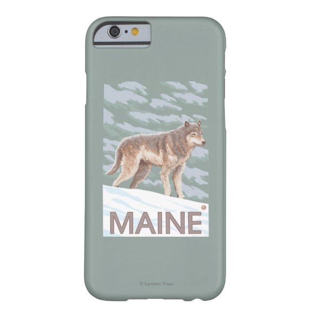 Capa Para iPhone, Case-Mate Cena de MaineWolf (Verso)