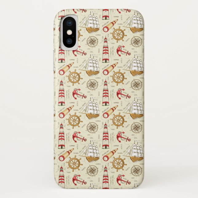 Capa Para iPhone, Case-Mate Cena do Oceano (Verso)