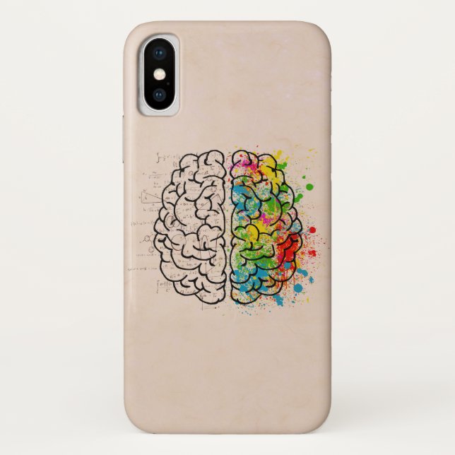 Capa Para iPhone, Case-Mate Cérebro Humano Esquerdo E Direita (Verso)