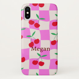 Capa Para iPhone Da Case-Mate Cerejas em Painéis de Controlo Vermelhos Cor-de-Ro