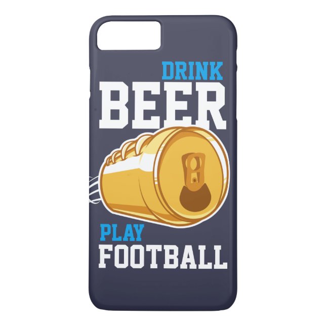 Capa Para iPhone, Case-Mate Cerveja & futebol (Verso)