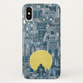 Capa Para iPhone Da Case-Mate céu azul da cidade espacial