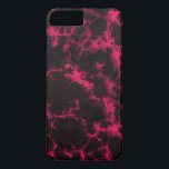 Capa Para iPhone Da Case-Mate Chamas a Preto e Rosa Vibrantes<br><div class="desc">Um padrão brilhante e cintilante de pontos cor-de-rosa e preto que se assemelha vagamente a chamas e drama universais. Combine energia e gótico e faça algo legal!</div>