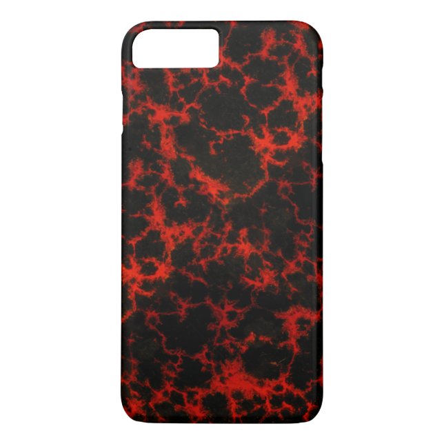 Capa Para iPhone, Case-Mate Chamas vermelhas e pretas da energia (Verso)