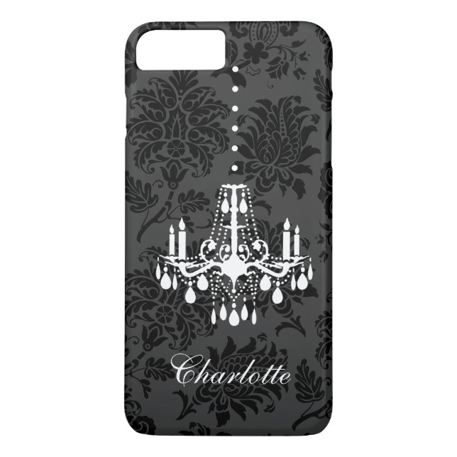Capa Para iPhone, Case-Mate Chandelier Branco personalizável no CAS do iPhone  (Verso)