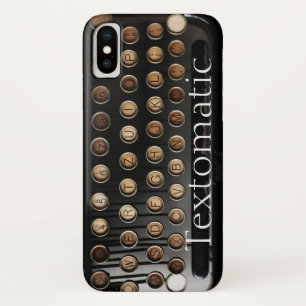 Capa Para iPhone Da Case-Mate Chaves de máquina de escrever engraçadas castanho-