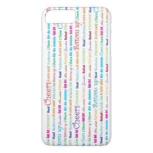 Capa iPhone 8 Plus/7 Plus Cheers_Around The World_multi-language_multi-color