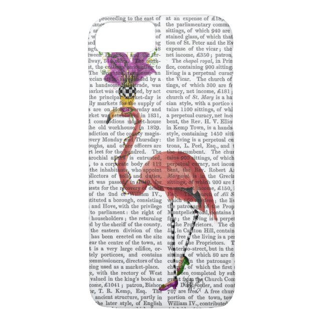 Capa Para iPhone, Case-Mate Cheio Mardi Gras Flamingo (Verso)