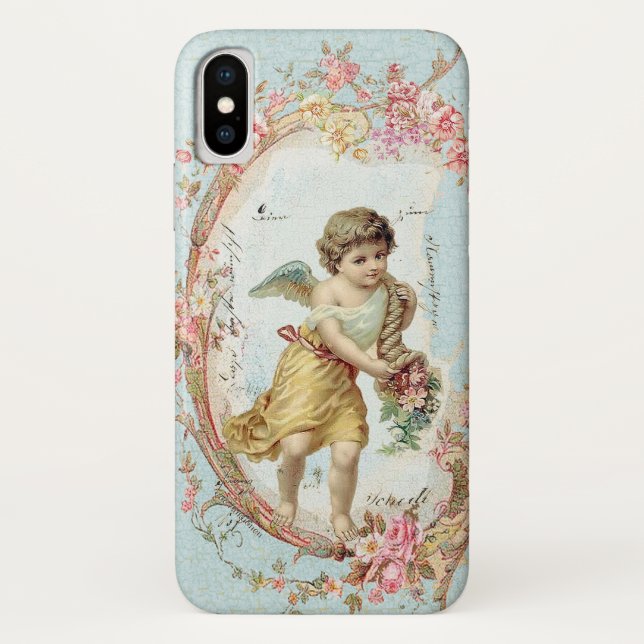 Capa Para iPhone, Case-Mate Cherub com Flores (Verso)