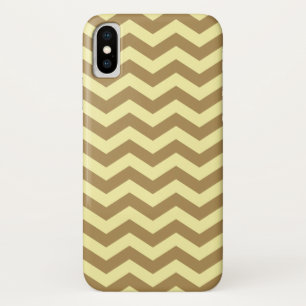Capa Para iPhone Da Case-Mate Chevrons Neutrais de Creme de Teak
