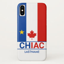 Chiac Acade Canadian Flag Personalize