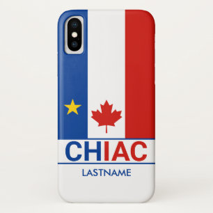 Capa Para iPhone Da Case-Mate Chiac Acade Canadian Flag Personalize