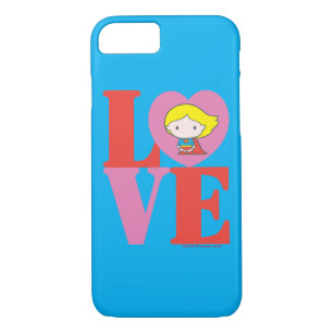 Capa Para iPhone Da Case-Mate Chibi Supergirl LOVE