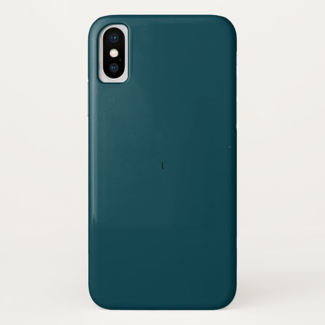 Capa Para iPhone, Case-Mate Chic Blue Teal Elegante (Verso)