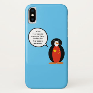 Capa Para iPhone Da Case-Mate China People's Republic Ms Penguin