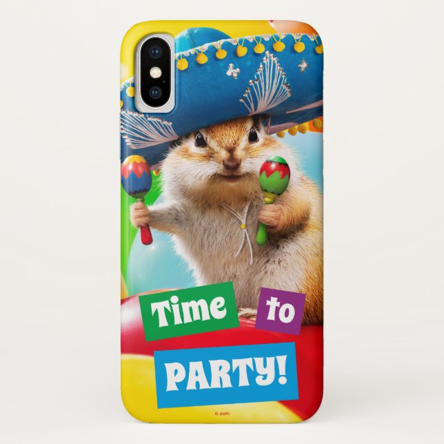 Capa Para iPhone, Case-Mate Chipmunk De Partido Em Sombrero (Verso)