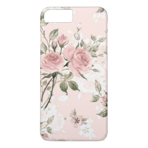 Capa iPhone 8 Plus/7 Plus Chique, chic francês, vintage,floral,rústico,pi