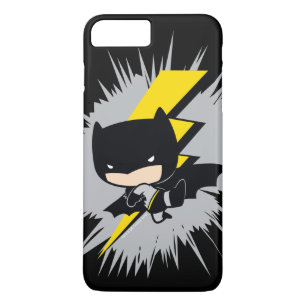 Capa iPhone 8 Plus/7 Plus Chute de Relâmpago Chibi Batman