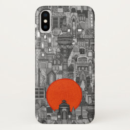 Capa Para iPhone Da Case-Mate cidade espacial vermelha