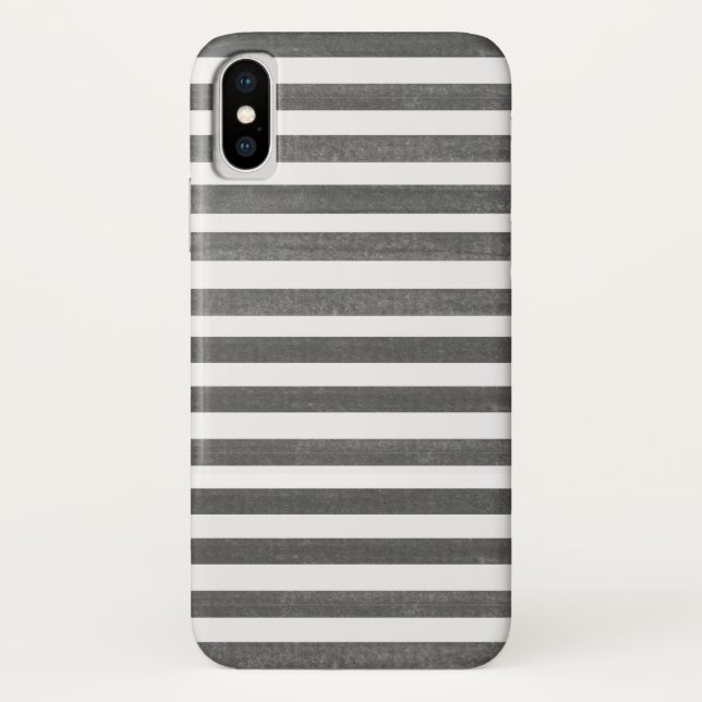Capa Para iPhone, Case-Mate Cinza de carvão e caixa de distribuição branca iPh (Verso)