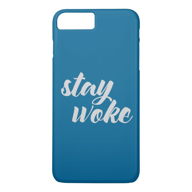 Capa Para iPhone, Case-Mate Cinza Keep Woke (Verso)