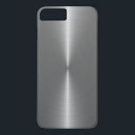 Capa Para iPhone Da Case-Mate Cinza Metálica Faux Aço Inoxidável<br><div class="desc">Cinzas metálicas brilhantes de prata de fundo,  aspecto fino de aço inoxidável</div>