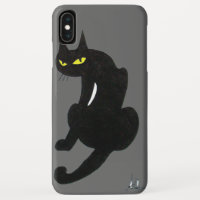 CINZA NINJA DE GATO NEGRO PRETO