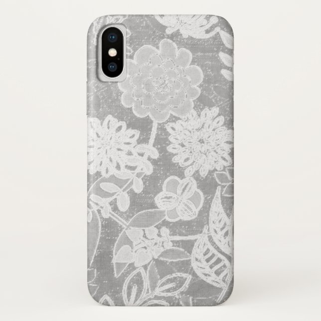 Capa Para iPhone, Case-Mate cinza prateado (Verso)