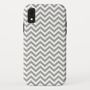 Capa Para iPhone Da Case-Mate Cinza White Chevron