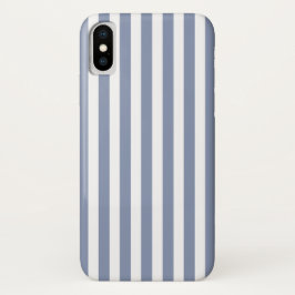 Capa Para iPhone Da Case-Mate Cinzas azuis e faixas brancas de doces
