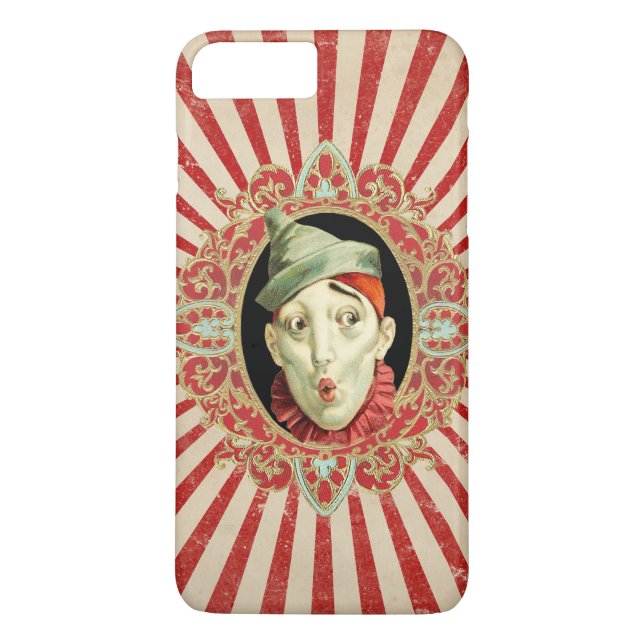 Capa Para iPhone, Case-Mate Circo Vintage com Stripes Vermelhas (Verso)