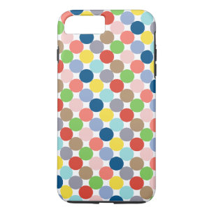 Capa iPhone 8 Plus/7 Plus círculos coloridos de cor pastel...