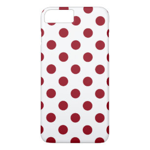 Capa Para iPhone Da Case-Mate Círculos de Bolinhas Vermelhas Crimson