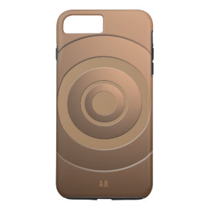 Capa Para iPhone Da Case-Mate Círculos Geométricos Bronze Moderno com quaisquer