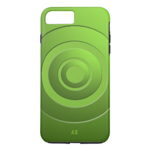Capa iPhone 8 Plus/7 Plus Círculos Geométricos Modernos Verde limão quais