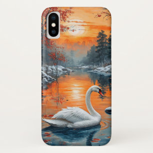 Capa Para iPhone Da Case-Mate Cisne de outono no lago