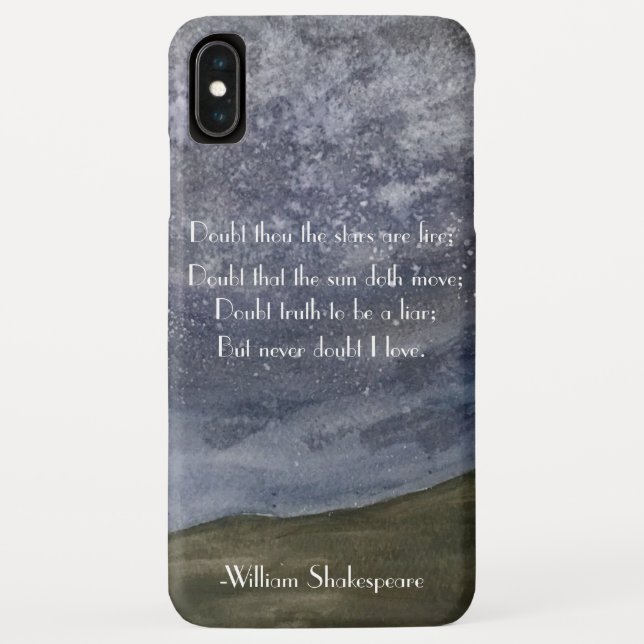 Capa Para iPhone, Case-Mate Citação de Shakespeare Hamlet (Verso)