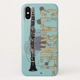 Capa Para iPhone X Clarinete do Grunge