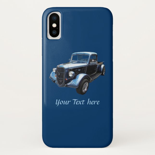 Capa Para iPhone, Case-Mate Clássico 1937 - Famous American Make Pickup (Verso)