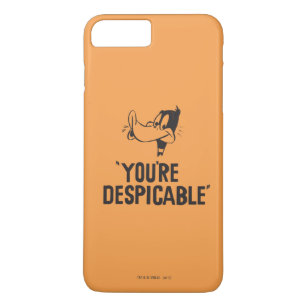 Capa iPhone 8 Plus/7 Plus Clássico DAFFY DUCK™ "Você é Desprezível"